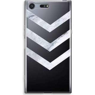 👉 Transparant Sony Xperia XZ Premium Hoesje (Soft) - Marmeren pijlen 7435138818808