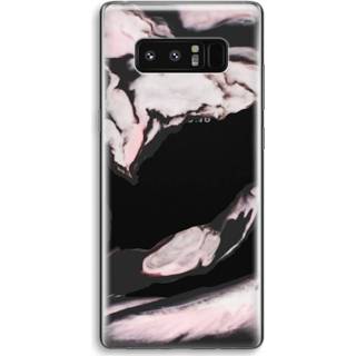 👉 Transparant roze Samsung Galaxy Note 8 Hoesje (Soft) - stroom 7435138837878