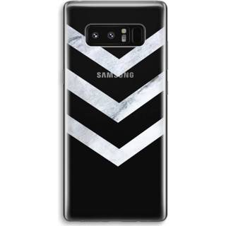 👉 Transparant Samsung Galaxy Note 8 Hoesje (Soft) - Marmeren pijlen 7435138838806