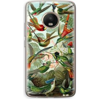 👉 Transparant Motorola Moto G5 Plus Hoesje (Soft) - Haeckel Trochilidae 7435138870806