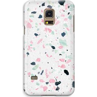 👉 Zwart Samsung Galaxy S5 Mini Volledig Geprint Hoesje (Hard) - Terrazzo N°3 7435138876815