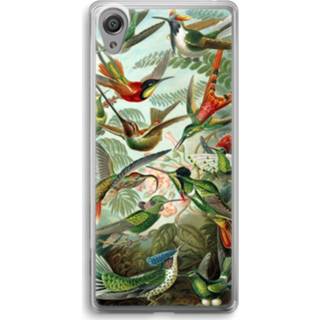 👉 Transparant Sony Xperia XA1 Hoesje (Soft) - Haeckel Trochilidae 7435138880805
