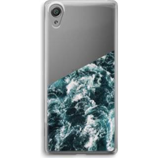 👉 Transparant Sony Xperia XA1 Hoesje (Soft) - Zee golf 7435138881833