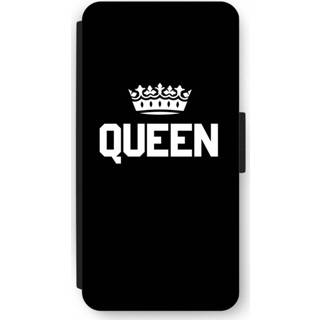 👉 Flip hoesje zwart IPhone 8 Plus - Queen 7435138890897