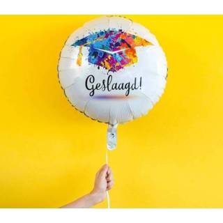 👉 Ballonnen verschillende kleuren Ballon Geslaagd 8050195780203