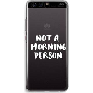 👉 Transparant Huawei P10 Hoesje (Soft) - Morning person 7435138943968