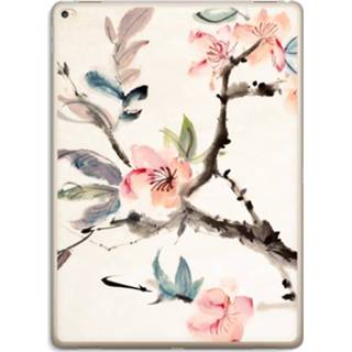 👉 Transparant IPad Pro 12,9 inch Hoesje (Soft) - Japanse bloemen 7435138953943