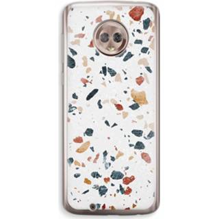 👉 Transparant Motorola Moto G6 Hoesje (Soft) - Terrazzo N°4 7435138955930