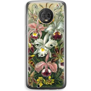 Transparant Motorola Moto G6 Plus Hoesje (Soft) - Haeckel Orchidae 7435138963911