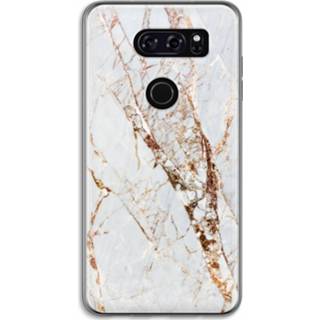 👉 Transparant goud marmer LG V30 Hoesje (Soft) - 7439626216299