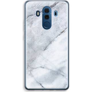 👉 Transparant witte marmer Huawei Mate 10 Pro Hoesje (Soft) - 7439626232275