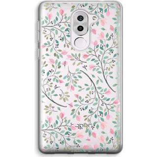 👉 Transparant Honor 6X Hoesje (Soft) - Sierlijke bloemen 7439626241284