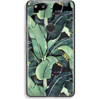 👉 Transparant Google Pixel 2 Hoesje (Soft) - Bananenbladeren 7439626242267
