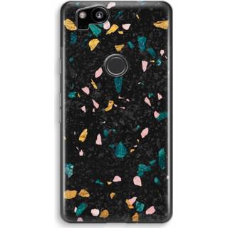 Transparant Google Pixel 2 Hoesje (Soft) - Terrazzo N°10 7439626242281