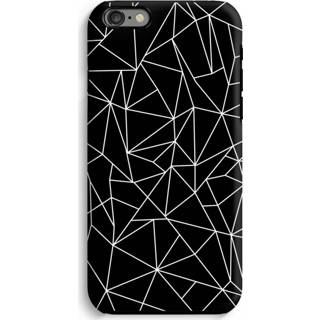 👉 Wit zwart IPhone 6/6S Plus Tough Case - Geometrische lijnen 7439626258213