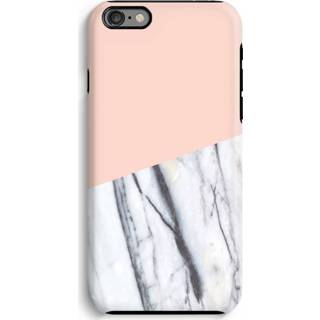 👉 Zwart IPhone 6/6S Plus Tough Case - A touch of peach 7439626258237