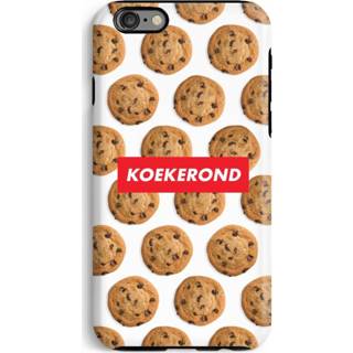 👉 Zwart IPhone 6 / 6s Tough Case - Koekerond 7439626276262