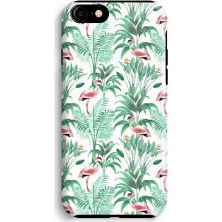 👉 Wit IPhone 7 Tough Case - Flamingo bladeren 7439626279218