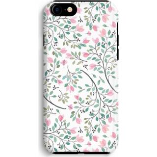 👉 Wit IPhone 7 Tough Case - Sierlijke bloemen 7439626281280