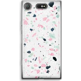 👉 Transparant Sony Xperia XZ1 Compact Hoesje (Soft) - Terrazzo N°3 7439626293290