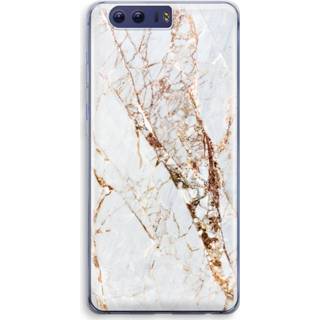 👉 Transparant goud marmer Honor 9 Hoesje (Soft) - 7439626296291