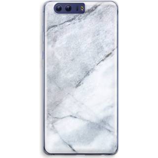 👉 Transparant witte marmer Honor 9 Hoesje (Soft) - 7439626297274