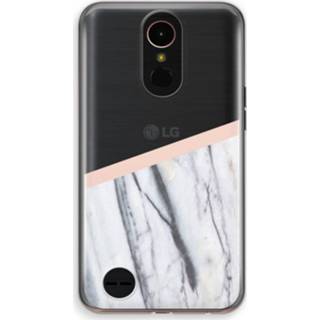Transparant LG K10 (2017) Hoesje (Soft) - A touch of peach 7439626333330