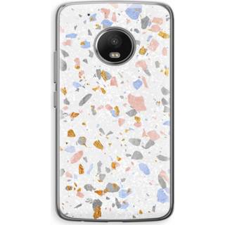 👉 Transparant Motorola Moto G5 Hoesje (Soft) - Terrazzo N°8 7439626341311