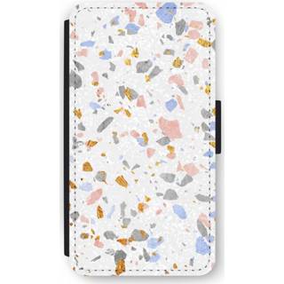 👉 Flip hoesje zwart Motorola Moto G5 - Terrazzo N°8 7439626366314