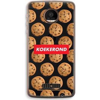 👉 Transparant Motorola Moto Z Force Hoesje (Soft) - Koekerond 7439626376368