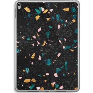 👉 Transparant IPad Pro 9,7 inch Hoesje (Soft) - Terrazzo N°10 7439626387388