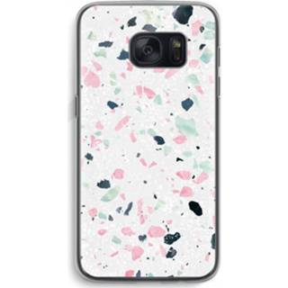 👉 Transparant Samsung Galaxy S7 Hoesje (Soft) - Terrazzo N°3 7439626413490