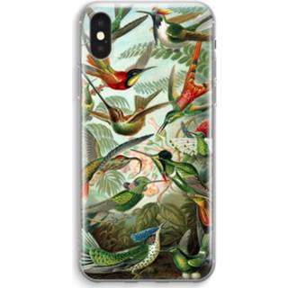 👉 Transparant XS IPhone Max Hoesje (Soft) - Haeckel Trochilidae 7439626422416