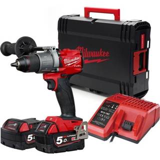 👉 Klopboormachine m active Milwaukee M18ONEPD2-502X 18V Li-Ion Accu ONE KEY set (2x5,0Ah) in HD Box - koolborstelloos 4058546224721