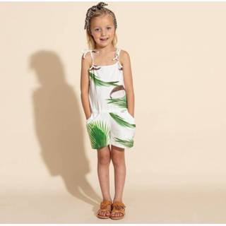 👉 Biologisch katoen wit kinderen Snurk Kids Playsuit Coconuts-92 (2 jaar) 8719956300738