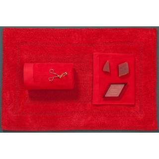 Badmat katoen rood Seahorse Mossa Red 50 x 60 cm 8719002109124
