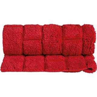 👉 Badmat katoen rood Seahorse Metro Red 50 x 60 cm 8719002126794
