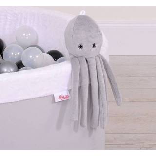 👉 Knuffel grijs polyester baby's My Sweet Baby Octopus 31 cm 8718889094479