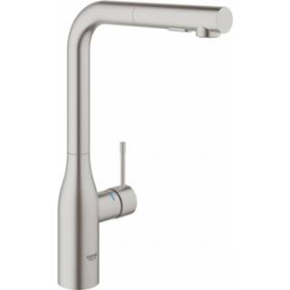 👉 Grohe Essence keukenkraan l-uitloop met dualspray supersteel