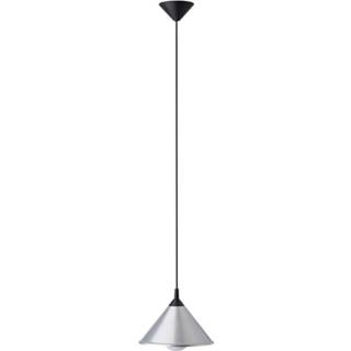 Hanglamp zilver kunststof Bistro 1xE27 max 75Watt in