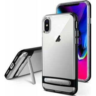 Zwart active IPhone XR bumper - Goospery Dream Stand Case 8719793041535