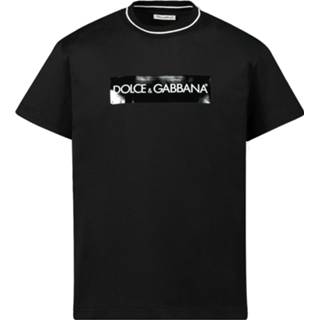 👉 Shirt jongens kinderen zwart Dolce & Gabbana L4JT7N G7STM kinder t-shirt 8059226788713
