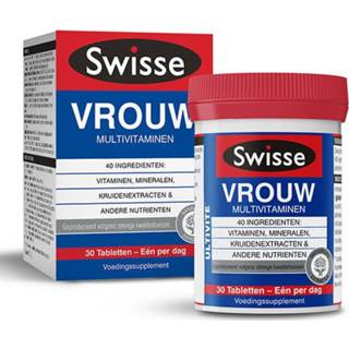 👉 Multivitamine active vrouwen Swisse Multivitaminen Vrouw 30 tabletten 4897091050870