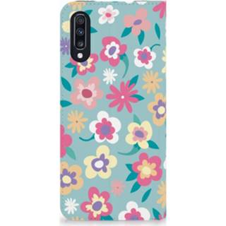 👉 Standcase Samsung Galaxy A70 Hoesje Design Flower Power 8720091459847