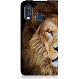 👉 Standcase Huawei P Smart (2019) Hoesje Design Leeuw 8720091842953