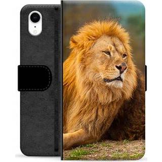 👉 Portemonnee IPhone XR Premium Hoesje - Leeuw