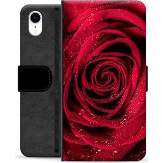 👉 Portemonnee IPhone XR Premium Hoesje - Roos