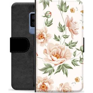 👉 Portemonnee Samsung Galaxy S9+ Premium Hoesje - Bloemen