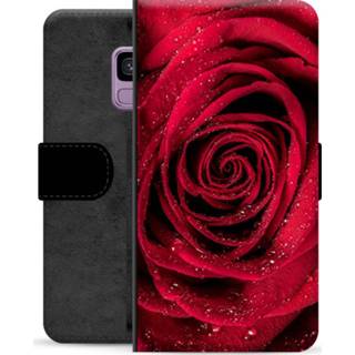 👉 Portemonnee Samsung Galaxy S9 Premium Hoesje - Roos