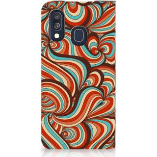 Standcase Samsung Galaxy A40 Hoesje Design Retro 8720091981263